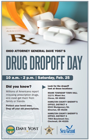 Drug Drop Off Day Open on February 25 > Anderson Township